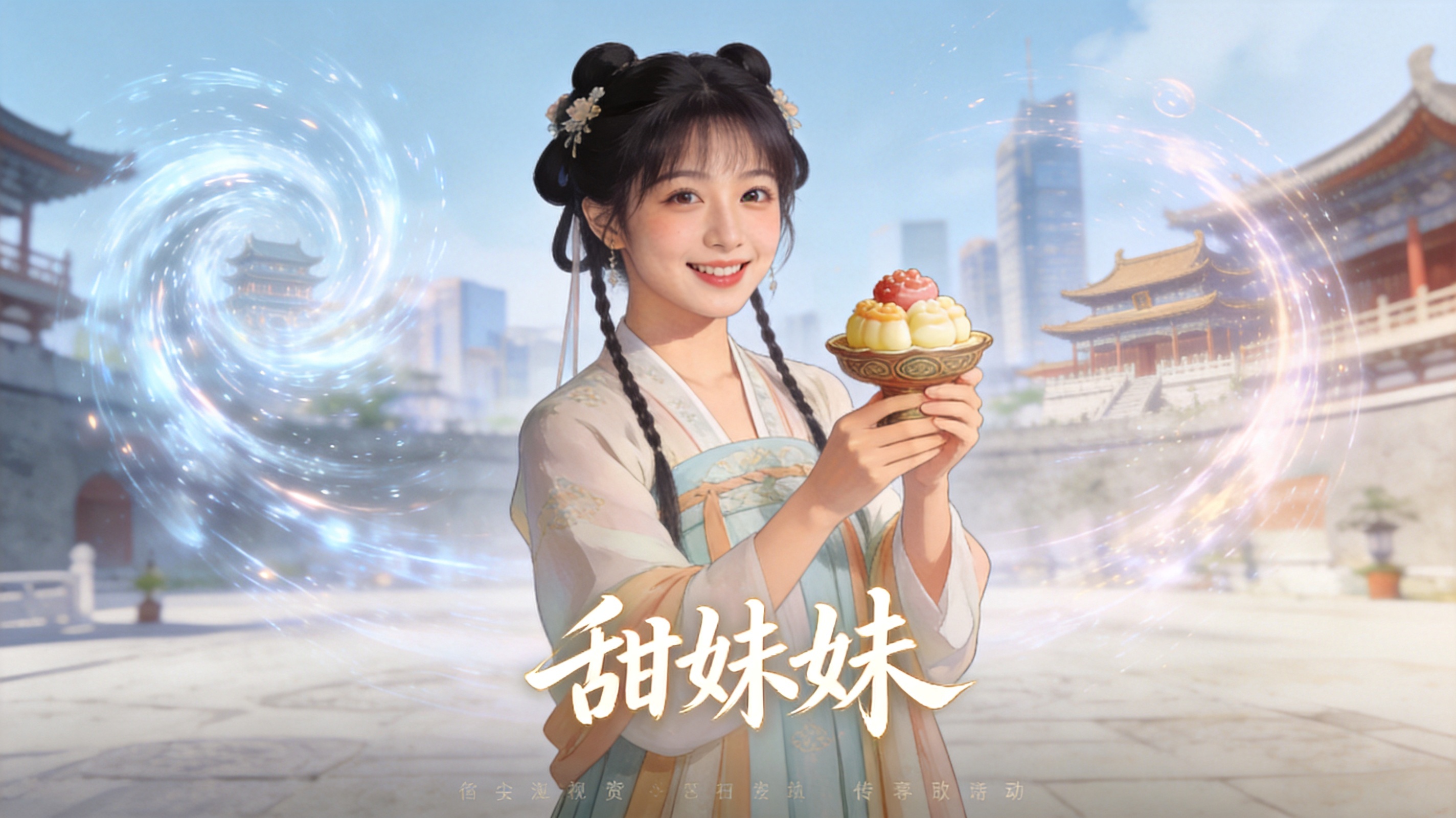 穿越题材短剧焦点海报